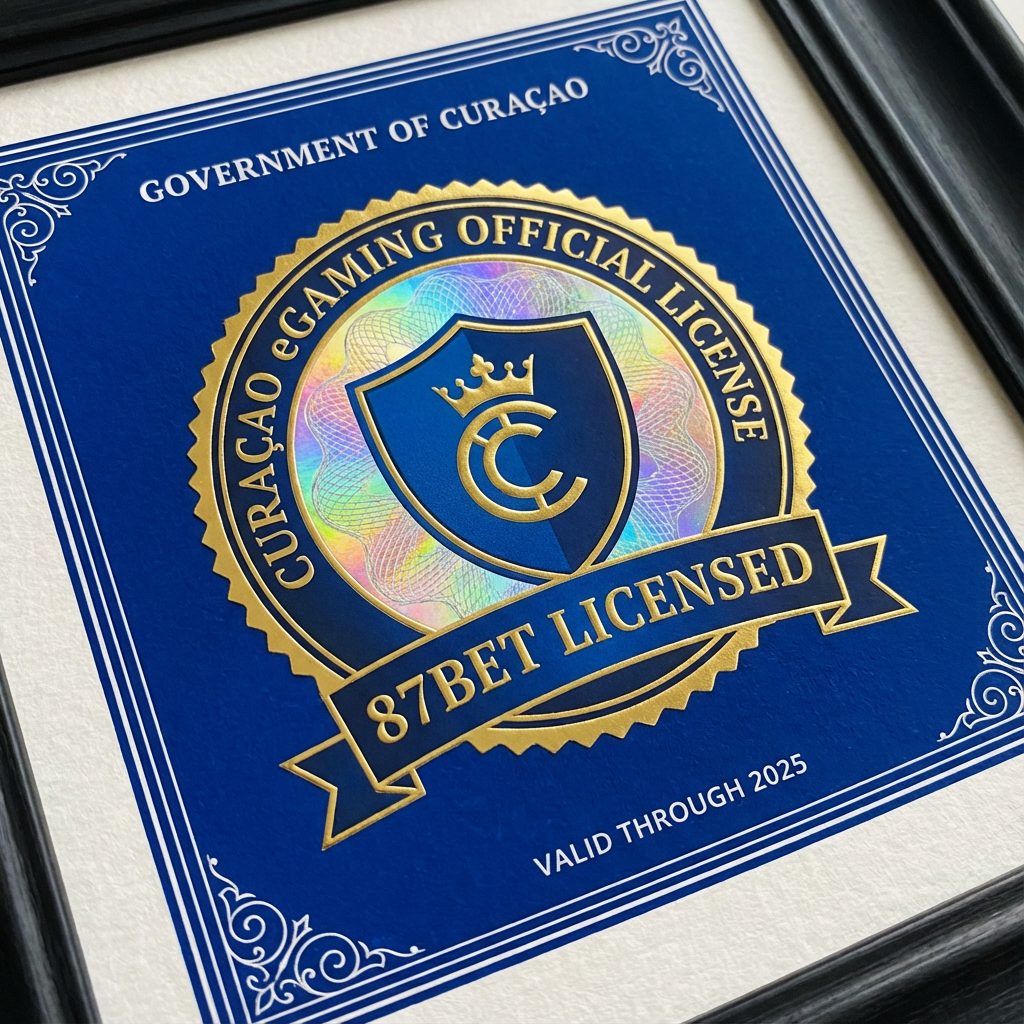 Licença Curaçao 87bet